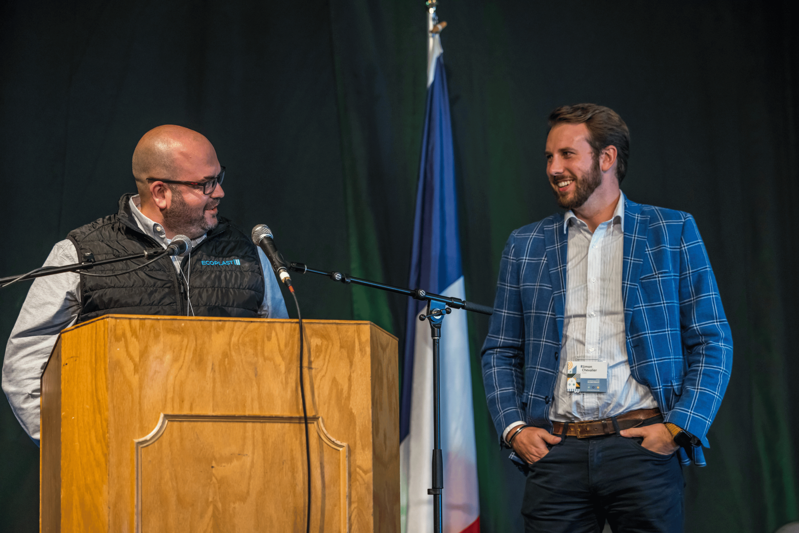 Conférence Écoplast sur les fibres biosourcées aux Rendez-vous des écomatériaux 2024.
