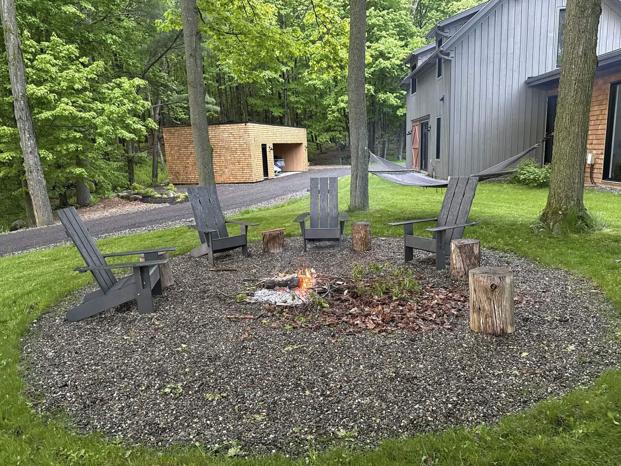 4 chaises adirondack composite onyx